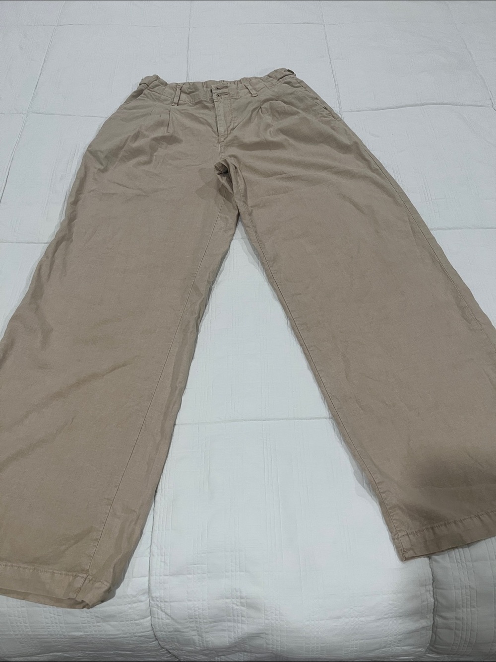 American Eagle Outfitters Straight-Leg Pants in Tan